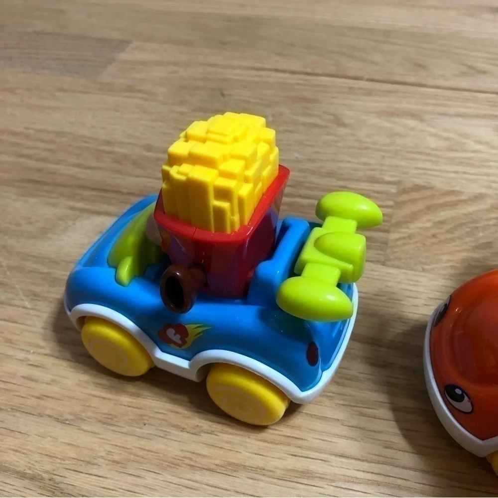 Cartoon Kids Car Bundle Toy French Fries Brown Bag Chocolate Milk
